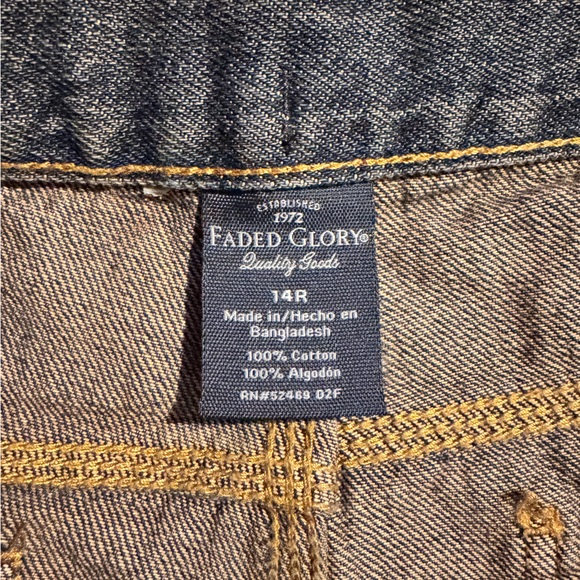 Faded Glory Dark blue Gray Relaxed Carpenter Jeans - w27 L27 - Picture 12 of 15